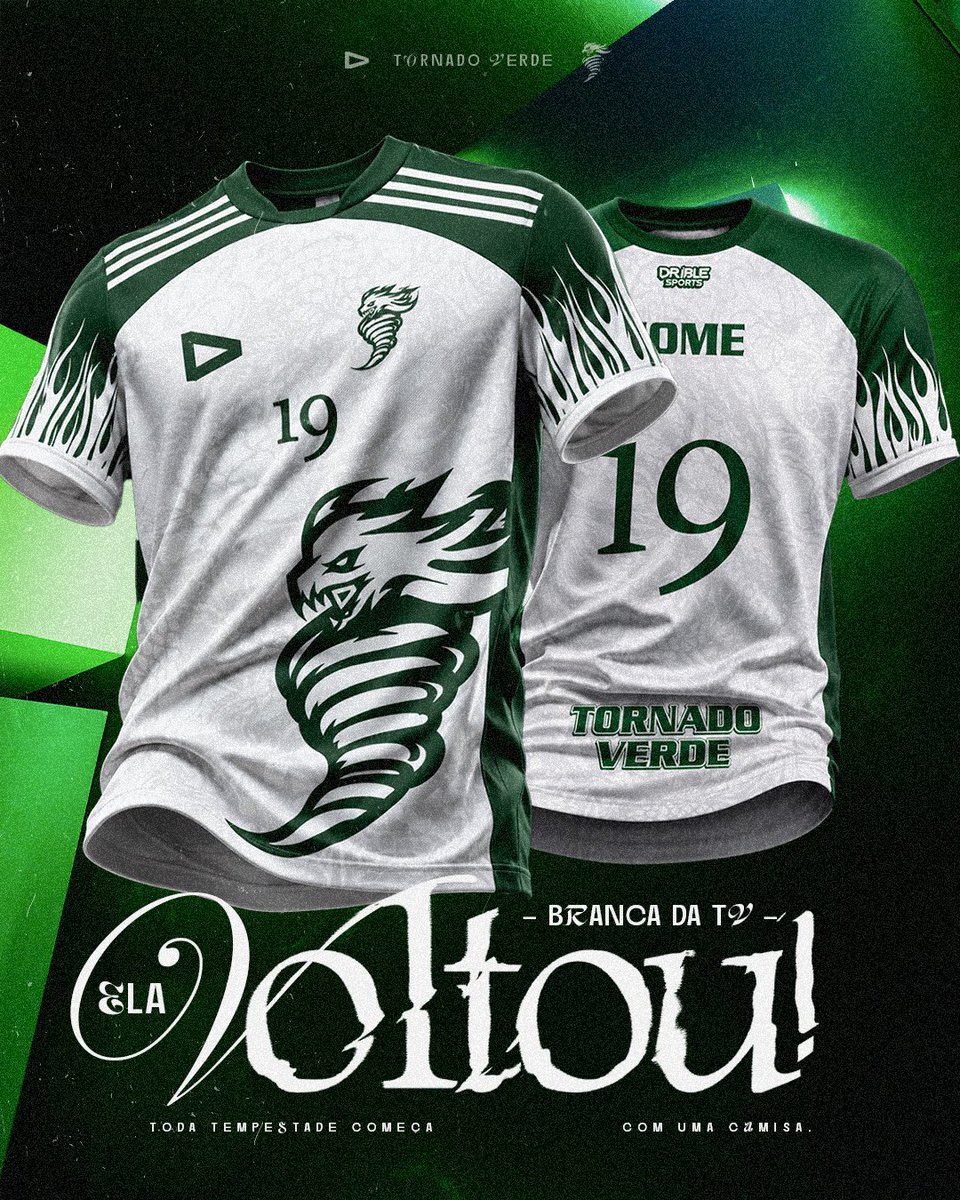 tornadoverde_'s tweet photo. Ela voltou ainda mais especial, a nossa Jersey Branca está disponível para venda para TODO O BRASIL!

Optando pela versão da jersey com uma mensagem de DOE SANGUE na manga esquerda, você leva sua jersey com 10% de desconto. 

Chama a gente na dm para mais informações. https://t.co/Ly1afbaUoz