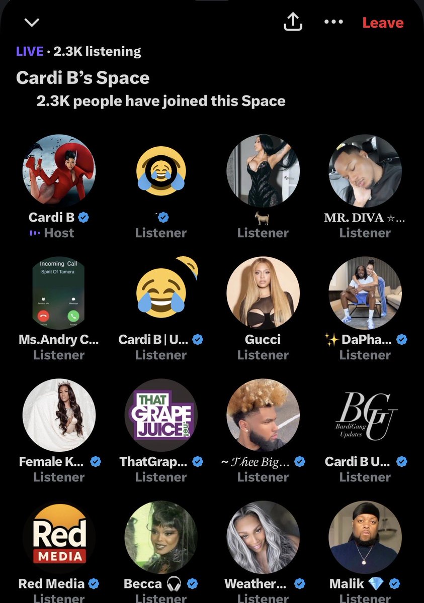 BardiCardiDuh's tweet photo. @iamcardib AKBAR IN THE CHAT LURKIN https://t.co/A5aQdn08ky