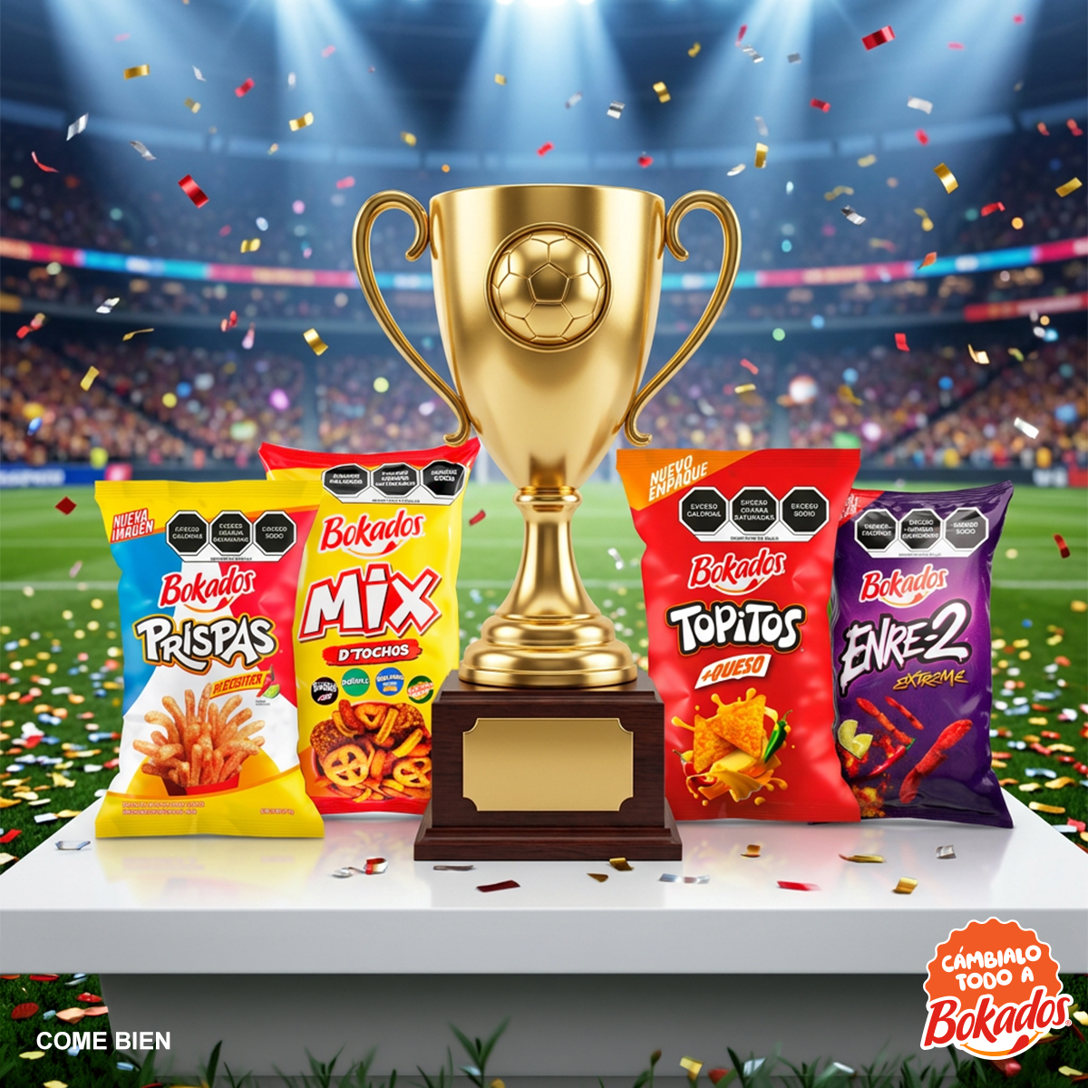BokadosMX's tweet photo. Cuéntanos: ¿Qué Bokados se llevaría el premio al mejor acompañante en tu mesa?

¡Cambia la jugada! ¡Cámbialo todo a Bokados!

#CámbialoTodoABokados #Bokados #BokadosMx #SaborBokados #Prispas #MixDTochos #TopitosMásQueso #Enre2Extreme https://t.co/jouJUN5mlZ
