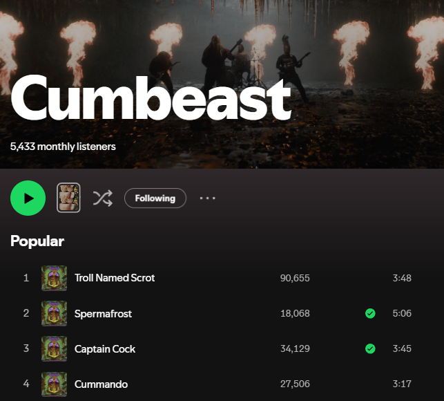 BegunCoronet's tweet photo. @Spotify https://t.co/lERcA1JJKZ