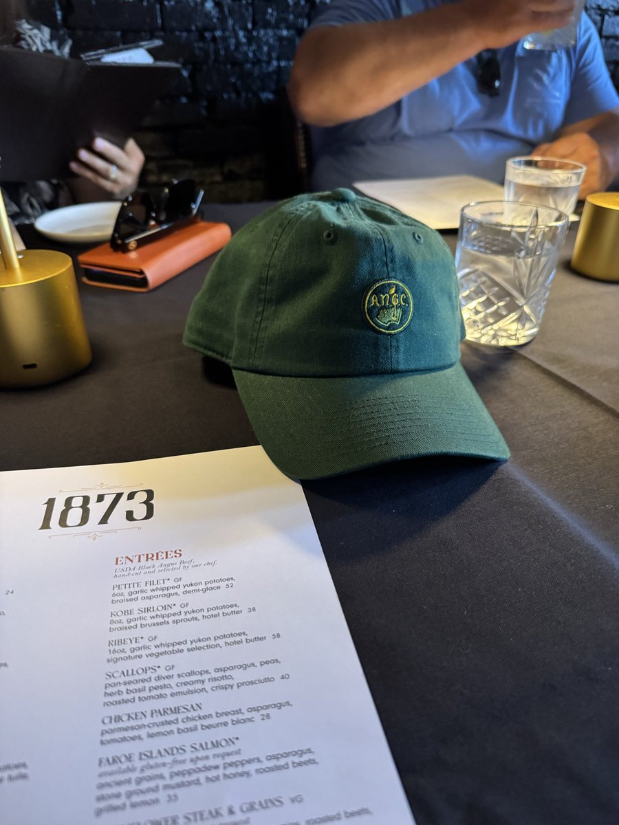 Goosegman101's tweet photo. 1873 for dinner and a reminder of 1776 at 8pm. USA USA USA https://t.co/HPH02diSrM