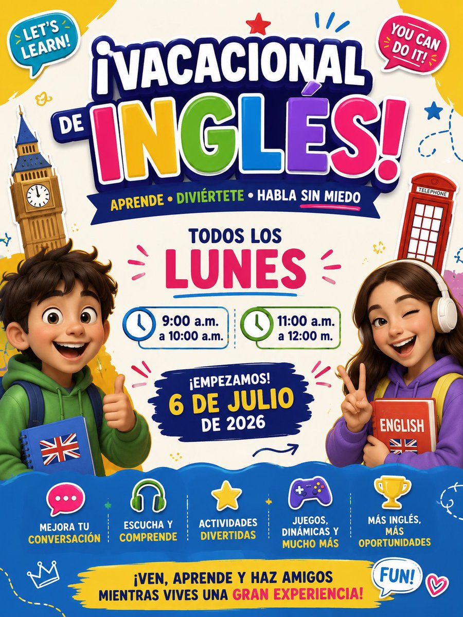 loji022's tweet photo. 📷 ¡DESCUBRE TODO LO QUE TENEMOS PREPARADO PARA ESTE VACACIONAL! 📷
📷 ¡CUPOS LIMITADOS Y TOTALMENTE GRATUITOS!
Asegura el lugar de tus pequeños enviándonos un mensaje directo 📷 por aquí en Facebook o escríbenos a nuestro WhatsApp al 0968402782 https://t.co/UL1mjImKCt