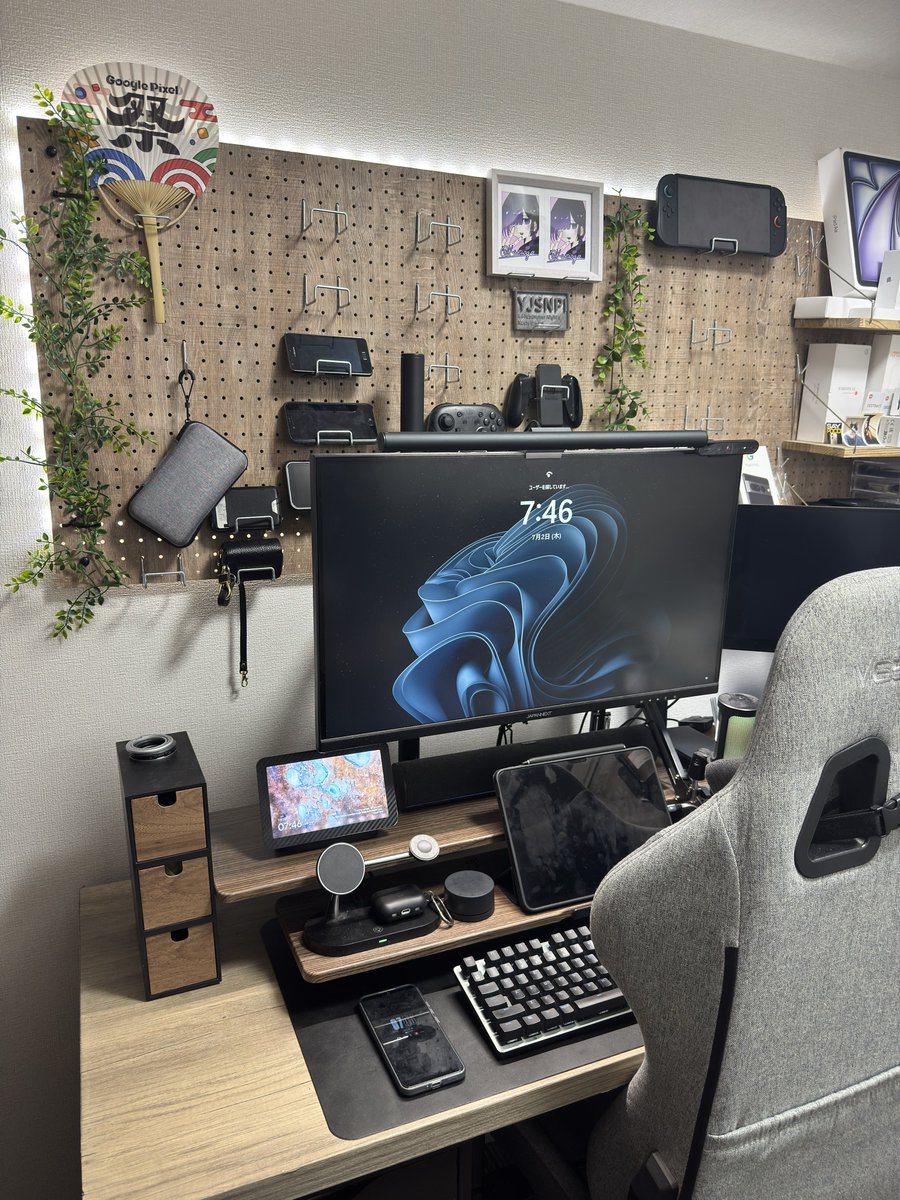 hiroton_ex11p's tweet photo. おはようございます☀️

#desksetup https://t.co/yhWkbPb95A