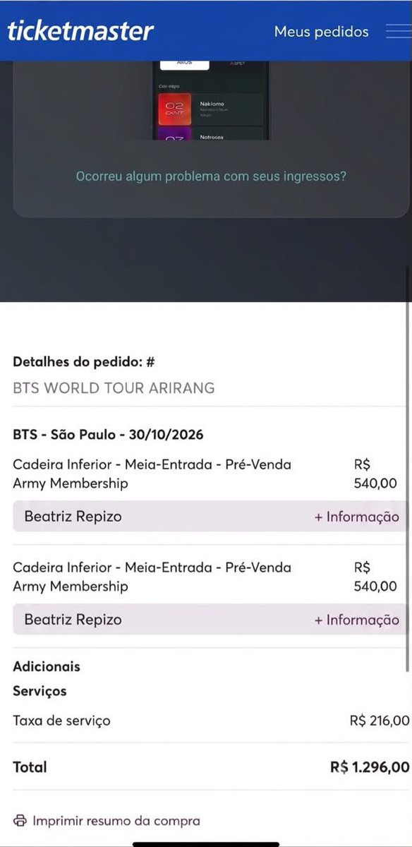 yetdecaljk's tweet photo. ARMYS que estão tentando comprar ingressos por terceiros, essas duas aqui estão aplicando golpe e usando esses prints como comprovante. 
elas mandam até vídeo cm as identidades delas pra parecer confiável mas NÃO É!

NÃO CAIAM!!! 

ingresso bts morumbis dia 28 30 31 compro vendo https://t.co/F57ai85V3R
