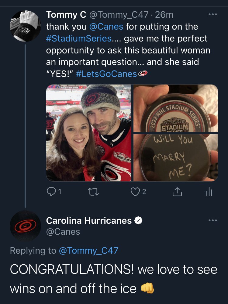 Tommy_C47's tweet photo. these past 8 years have been an incredible ride, and this team has become a huge part of my life… thank YOU guys for giving us fans something to enjoy! #SoundTheSiren @Canes https://t.co/uTZFKJIejE
