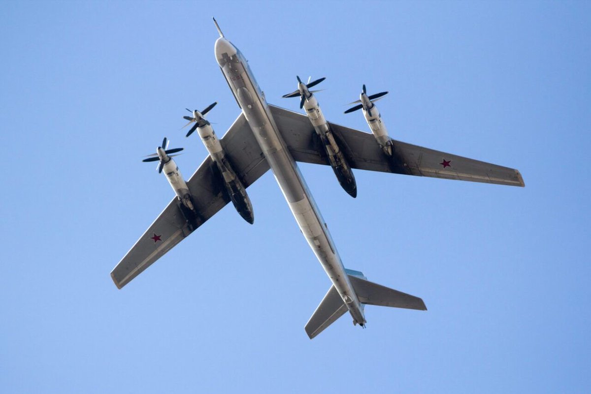 MarioNawfal's tweet photo. 🇷🇺 Russia has ten strategic bombers in the air.

Three Tu-160M bombers took off from Ukrainka Air Base in Amur Oblast a while back, and now the picture's bigger.

Ten strategic bombers are up in total, seven Tu-95MS and three Tu-160M, flying near launch lines in Vologda Oblast.

These are Russia's long-range heavy bombers, the platforms built to fire cruise missiles from deep inside its own airspace.

Launches of Kh-101 cruise missiles, the long-range weapon these bombers carry, are expected within the hour.

Ten heavy bombers don't go up at once for a drill.

Source: TABZ ( Telegram ) / Writer: Daniyal
