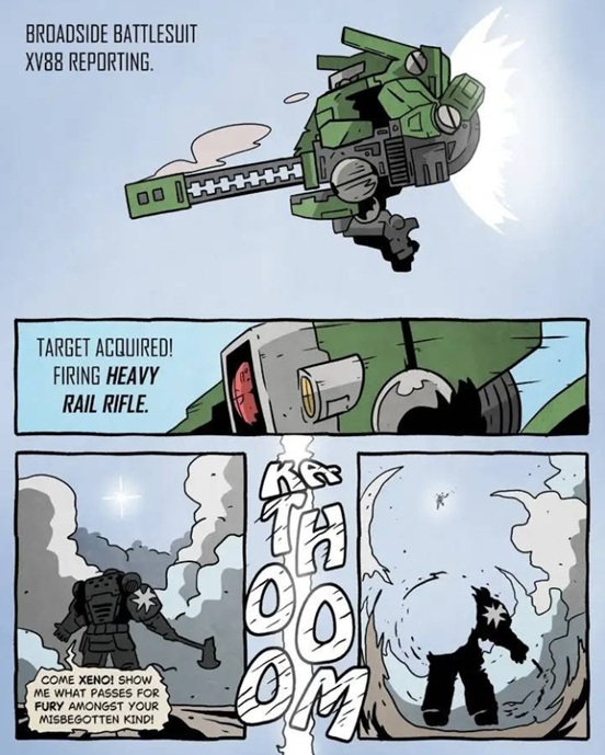 40kARTdotcom's tweet photo. The Black Templar got the heads up, Warhammer Comic

Artist: @grimdorables_ https://t.co/tNtVHnmqk3