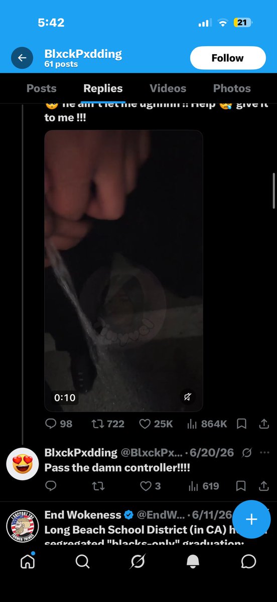 tyronepart22's tweet photo. @BlxckPxdding @FearedBuck asking to pass the control cause you cant pull shit you ugly ass bitch https://t.co/Lavk9Psf4Z