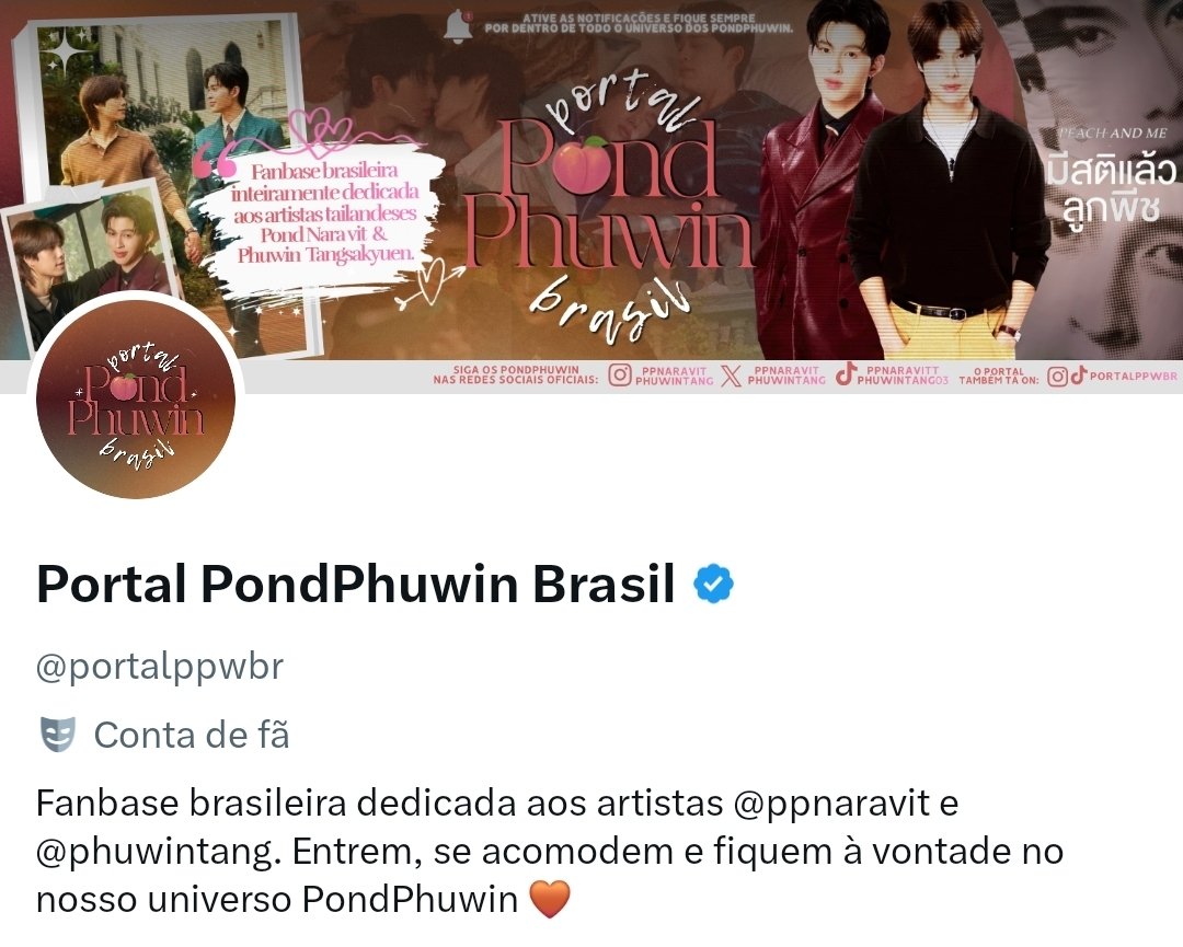 portalppwbr's tweet photo. Nada mais justo que começar o mês com roupinha nova. Seja bem-vinda nova era! Seja bem-vindo Peach And Me 🍑💸

Claro que a gente não ia perder a oportunidade de nos prepararmos para mais esse momento maravilhoso. Agradeço mais uma vez a @404dsg que me ouve e faz tudo ficar ainda mais lindo, muito obrigada por toda parceria 🤎🙏🏼

#ปอนด์ภูวินทร์ #PondPhuwin
#ppnaravit #phuwintang