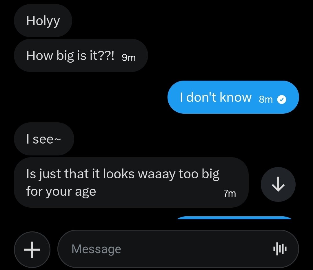 erc2w0's tweet photo. Come see if im big im 1////3 https://t.co/JmNuSeExMN