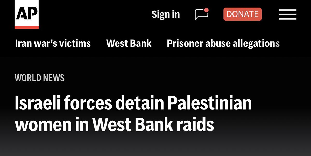 AssalRad's tweet photo. This is how language sanitizes Israel’s crimes. 

“Israeli forces take Palestinian women hostage in occupied West Bank,” that’s your headline. https://t.co/rP86i7lJpA