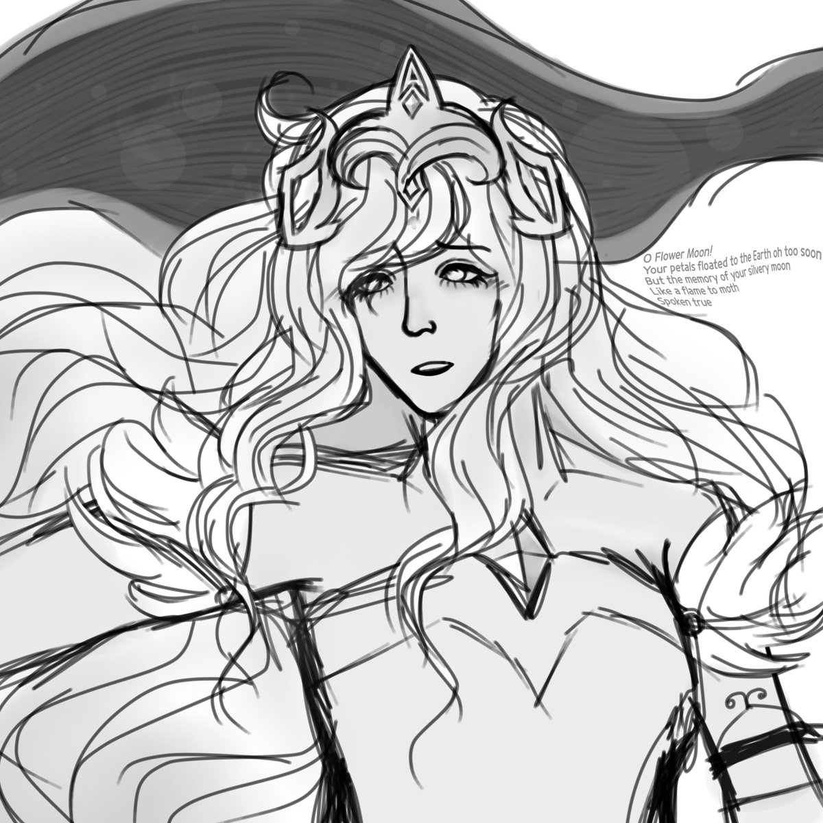 cookie_0159's tweet photo. idk quick doodle I need to go to bed #cookierun #whitelilycookie https://t.co/Tws5nUs6Z9