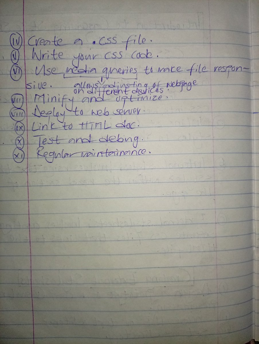 JemTee_44's tweet photo. DAY 1 ON ESSENTIALS OF CSS:

Unlike the simplicity of HTML, CSS already seems complex😔

Anyways here's what I learned today: 
Creating CSS files using inline styles, internal styles and external stylesheets✅
Critical procedures for creating external stylesheets ✅

#css #WebDev https://t.co/gfZgCel7Z9