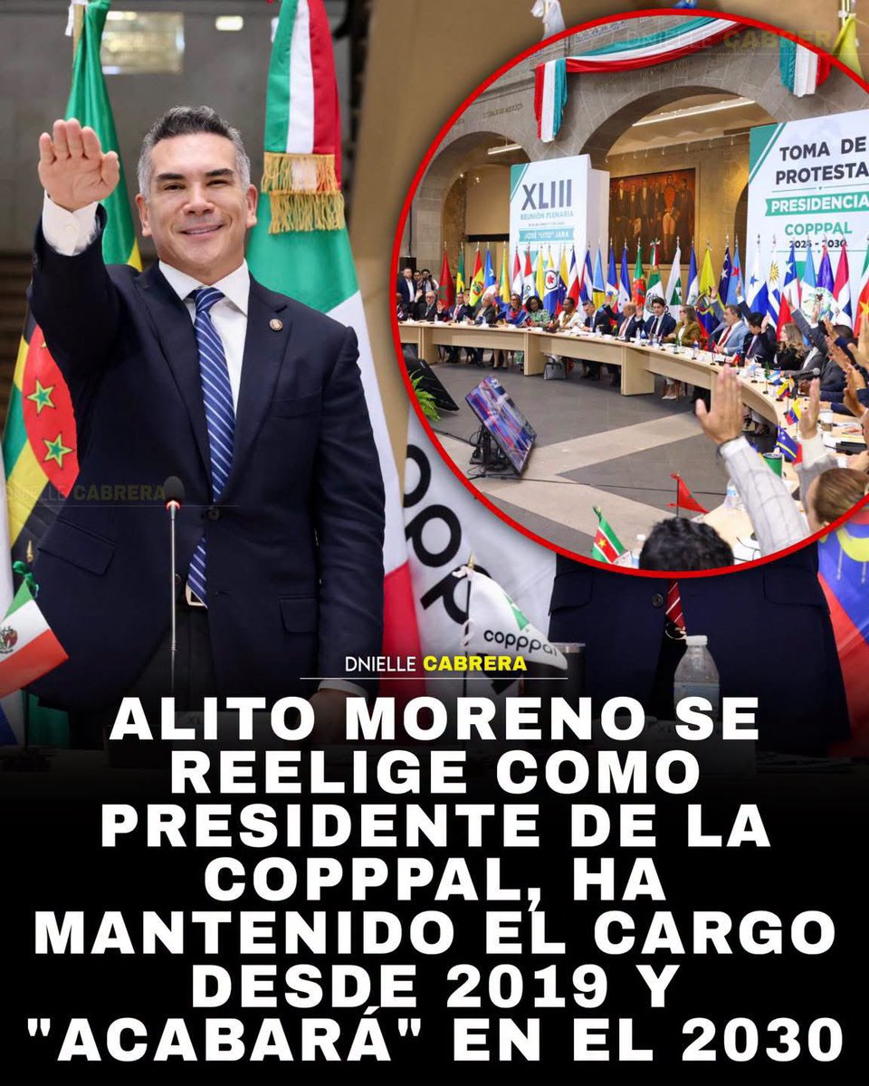 DnielleCabrera's tweet photo. 🚨 ALITO EN CONTRA DE LA DICTADUR4… Y SE REELIGE!

El presidente vitalicio del PRI, que está en contra de la dict4dur4 en México, ahora se reeligió como presidente de la COPPPAL, cargo que lleva ocupando desde 2019 y que acaba de alargarlo hasta 2030… pero está en contra de las dict4dur4s 😂🤣😂🤣