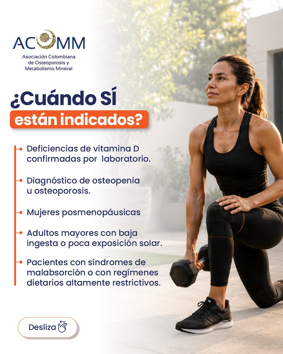 AcommOficial's tweet photo. Uno de los mitos más difundidos es que todos los adultos necesitan tomar suplementos de calcio después de cierta edad.

¿Cuál es la realidad? Que la mayoría puede alcanzar sus requerimientos diarios a través de una alimentación balanceada y una adecuada exposición solar.

#ACOMM https://t.co/QfNat0HAvy