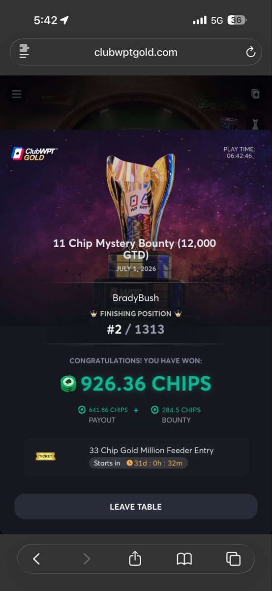 BradyMiller3's tweet photo. Couldn’t close it out JJ<A10 pre for 85% of chips in play @ClubWPTGold  GG Lightyear https://t.co/oWREI8MmDT