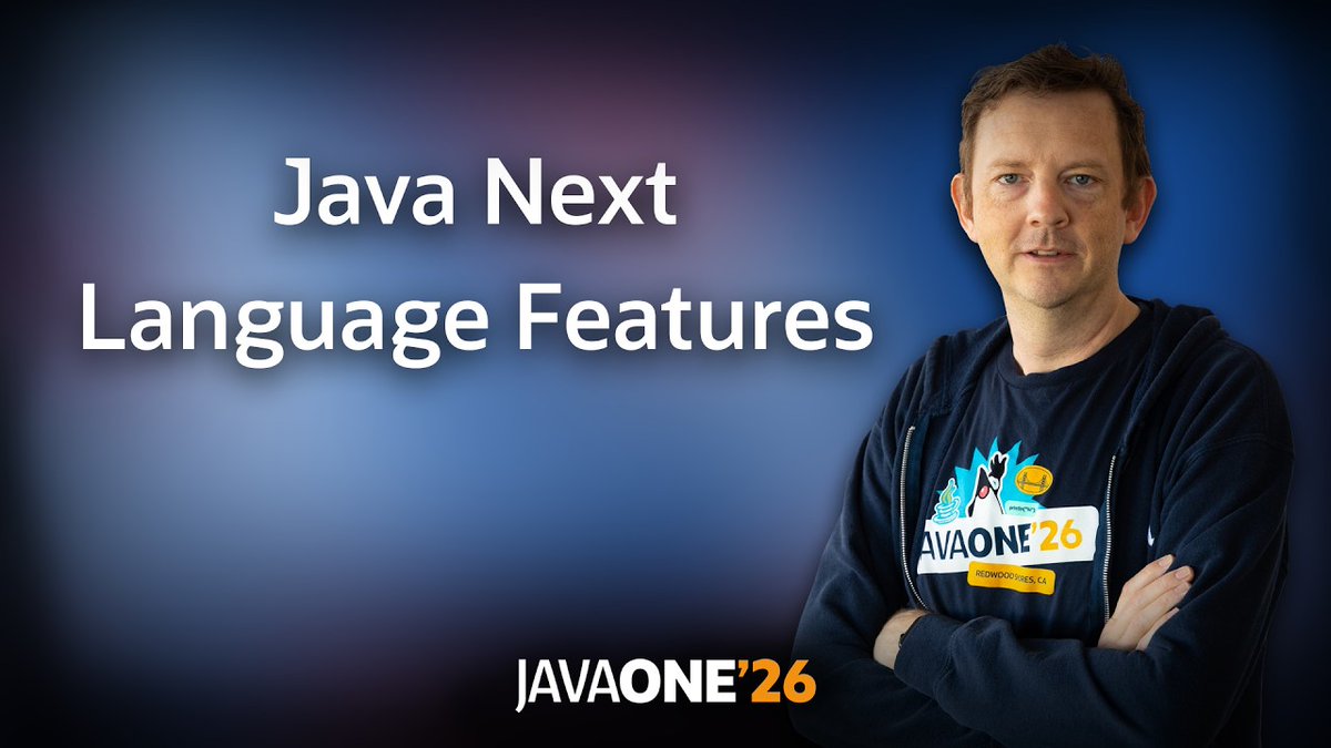 JavaOne tweet media