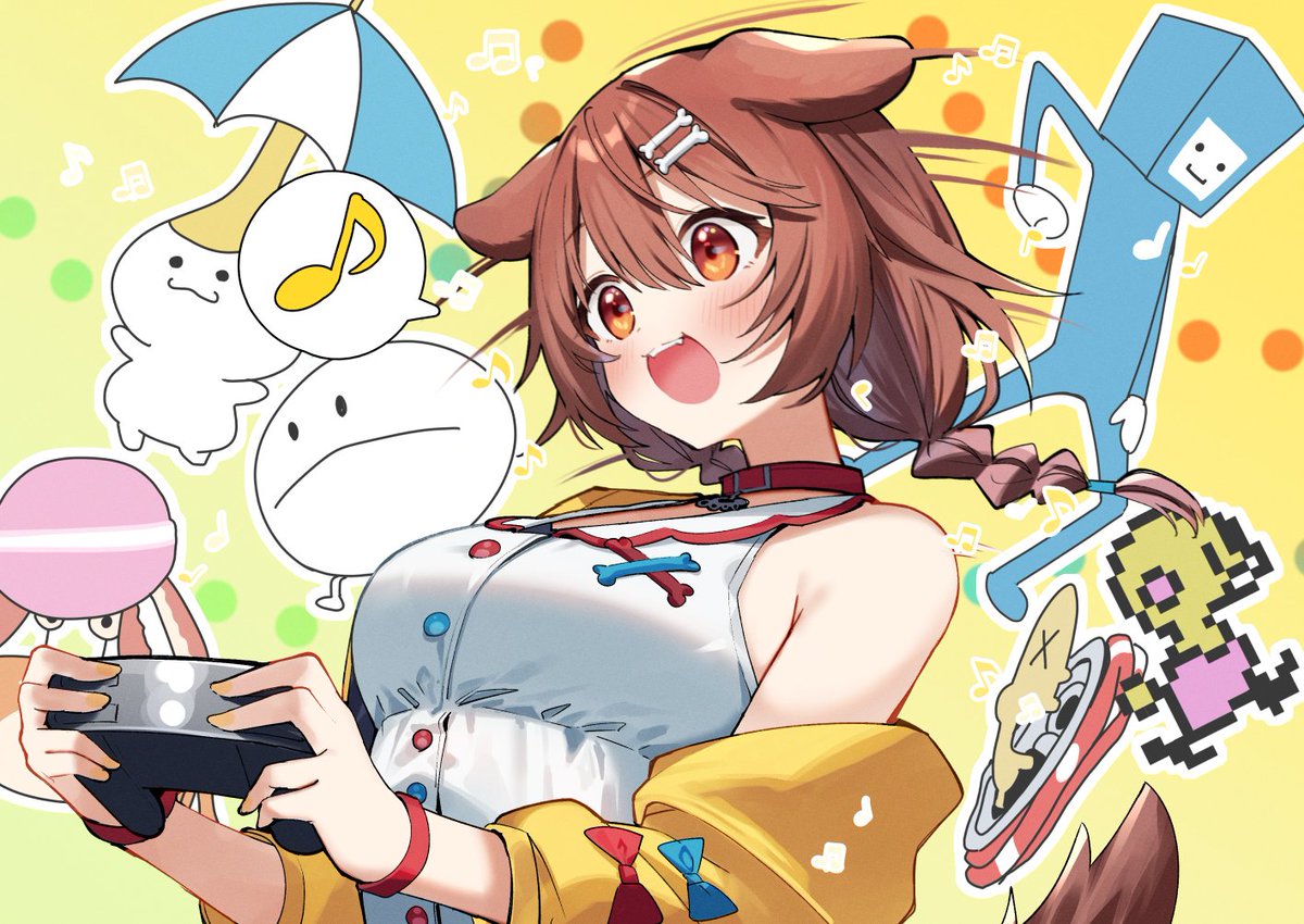 inugamikorone's tweet photo. リズム天国クリア～♩♩
めちゃ楽しかったし可愛かった…🫶
やり込みのボリュームもすごそう✨
またどっかでやるかも？😚
朝まで付き合ってくれてありがとでした❤

#生神もんざえもん https://t.co/P1zTXoqvv7
