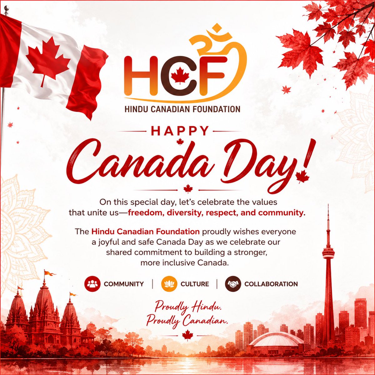 Hindu Canadian Foundation (HCF) tweet media