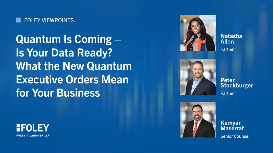 robert_hosay's tweet photo. Quantum computing is moving from theory to national priority.

Recent Executive Orders signal a two‑part federal strategy: accelerating quantum innovation while preparing for the security risks it introduces. My colleagues outline what these developments mean and how… https://t.co/VVcxyxUOfW