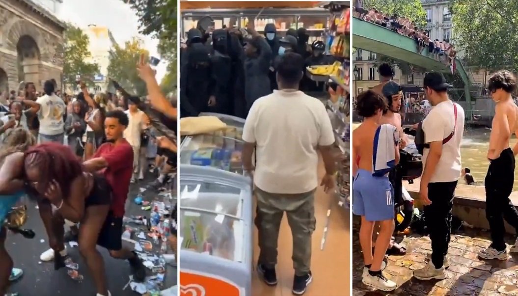 GAMBA_CL's tweet photo. Videos muestran cómo la migración africana destruyó Francia https://t.co/2Xw0nJtDEN https://t.co/R8gkA6gfZb