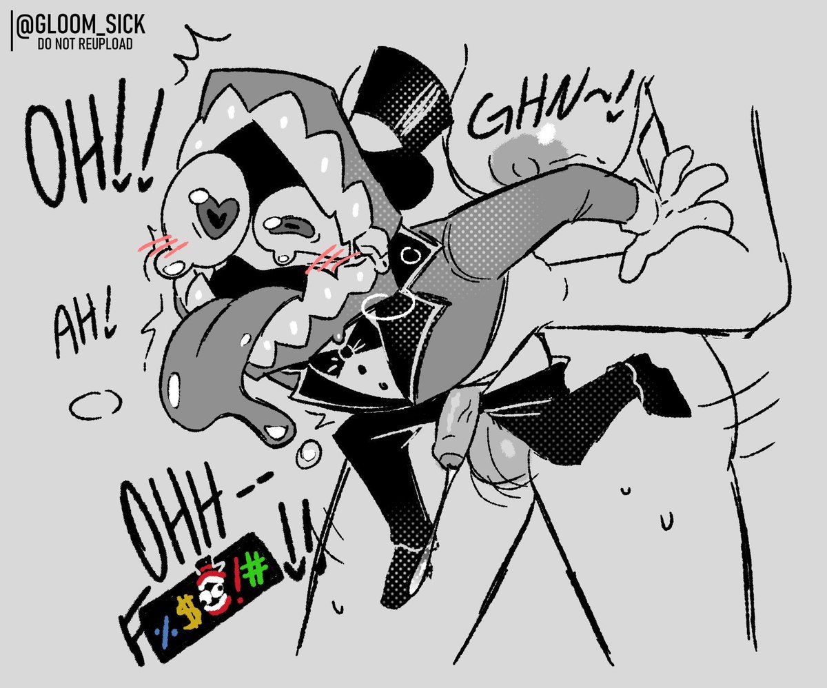 Gloom_Sick's tweet photo. 🔞 Some old art i made back when he didn't have a tentacle
#tadcnsfw #genitalcircus #caine https://t.co/2PCbuoSTZ9