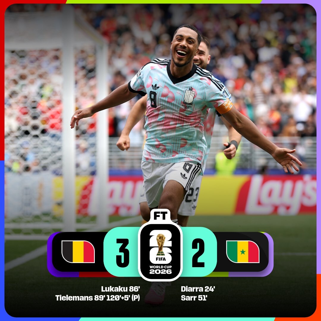 FIFAWorldCup's tweet photo. Belgium complete the comeback to enter the Round of 16! 💪

#FIFAWorldCup