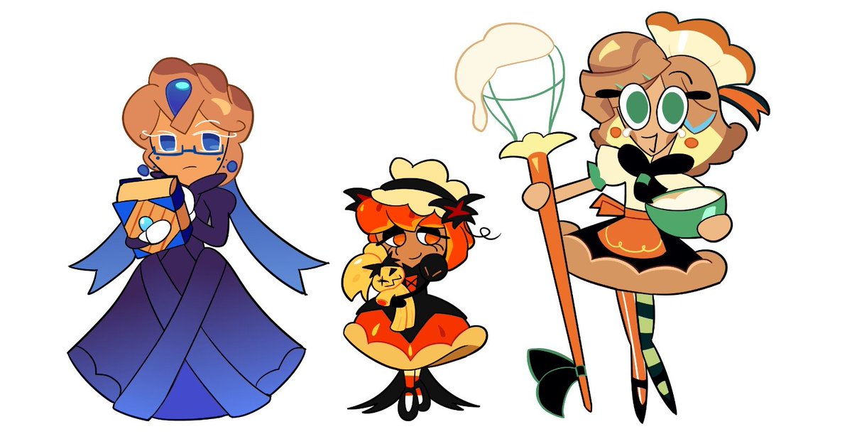 Tomcoconut_'s tweet photo. Pie's cookies ๐ฅง
#blueberrypiecookie #pumpkinpiecookie #everythingpiecookie
#cookierunfanart #cookierun https://t.co/htey6LqohY