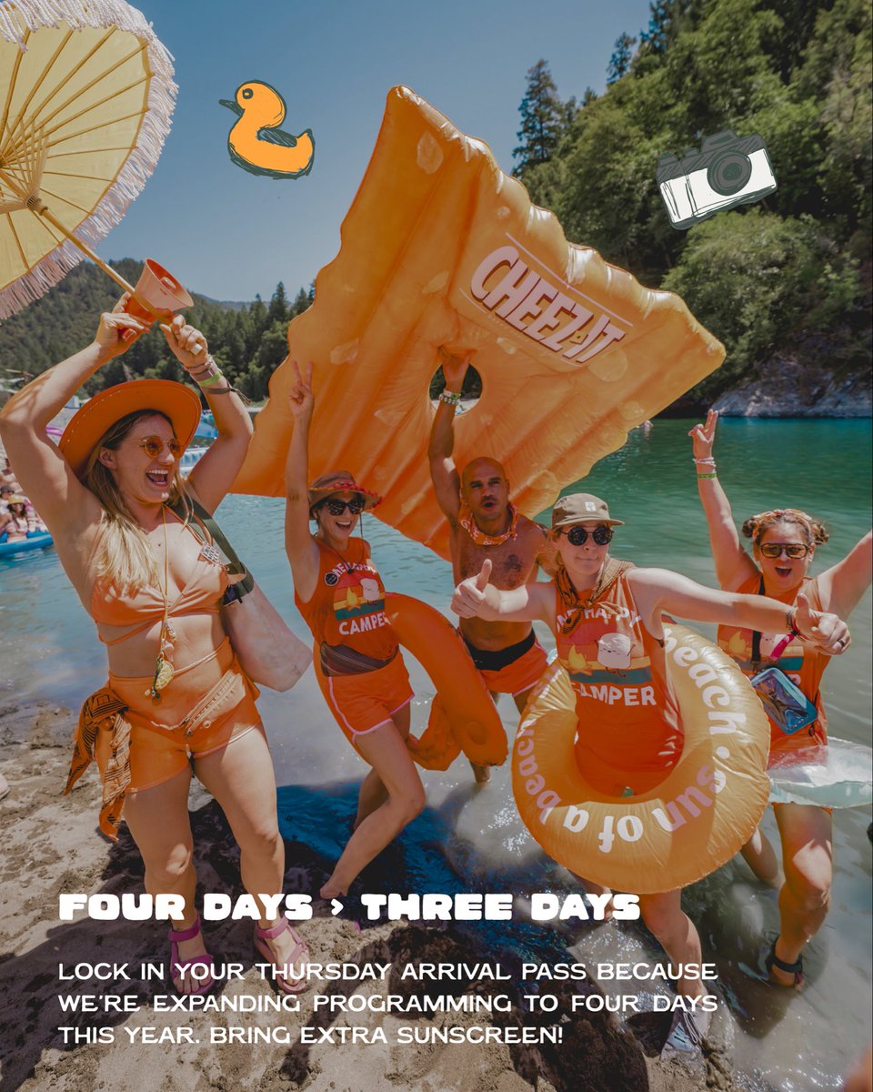 DirtybirdCamp's tweet photo. WE HEAR YOU! We’ve been working internally all year to come back with improvements across the board to make your experience better for 2026 💛 We want to see all of our favorite campers return in a few weeks ⛺️ https://t.co/V2cYbK4NAz