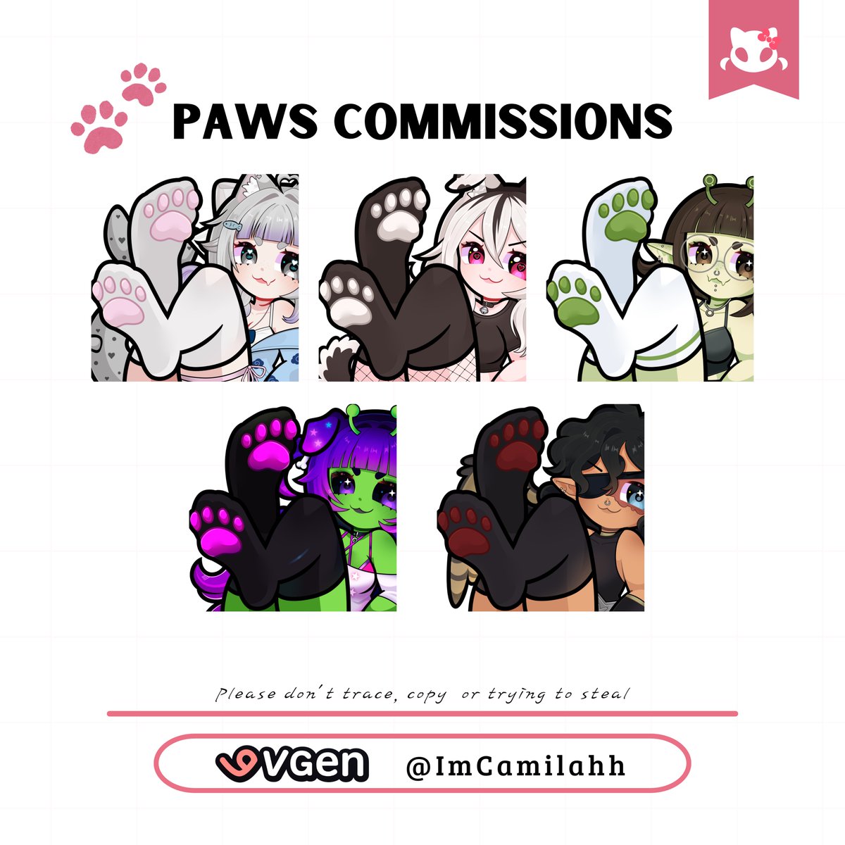 ImCamilahh's tweet photo. Commissions completed. Thank you so much to everyone for your support! (´｡• ᵕ •｡`) ♡🌷✨

RTs are appreciated  ♡

✦ Vgen: https://t.co/Q0dTSarzqd

#TwitchEmoteArtist #Twitch #cute #emotes #Alert #kawaii #art #commsopen #VGenComm #PAWS https://t.co/VaeIDGaEfU