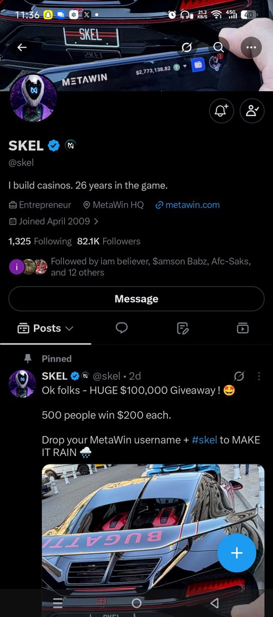 aredey_love's tweet photo. @Mrbankstips @skel 0x356ade829e07ce4d28441c9049ca0cc0ae051081 https://t.co/y0x2eg4jzC