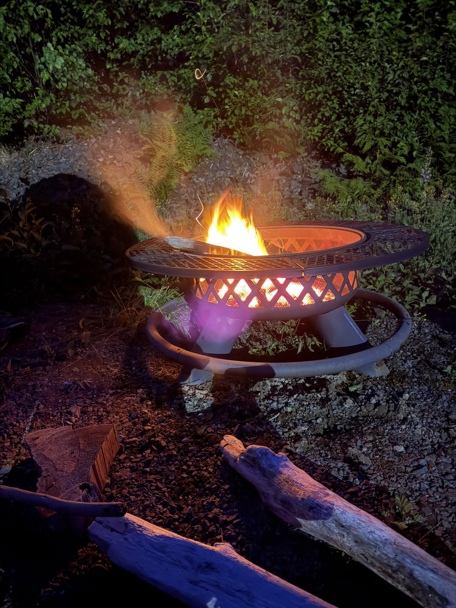 censfan's tweet photo. Our 1st time using our fire pit this summer 2026 https://t.co/nJLfRQL2Nv