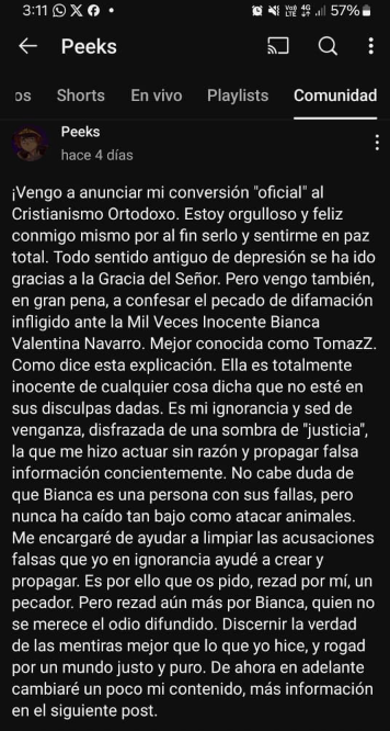fujotasticc's tweet photo. hola, solo para aclarar esto. 
la persona que hizo este vídeo aclaró en dos ocasiones que la acusación de m4ltrato 4nimal no es real y es una acusación completamente falsa y que lo ha hecho por venganza. https://t.co/YHiATFIwta