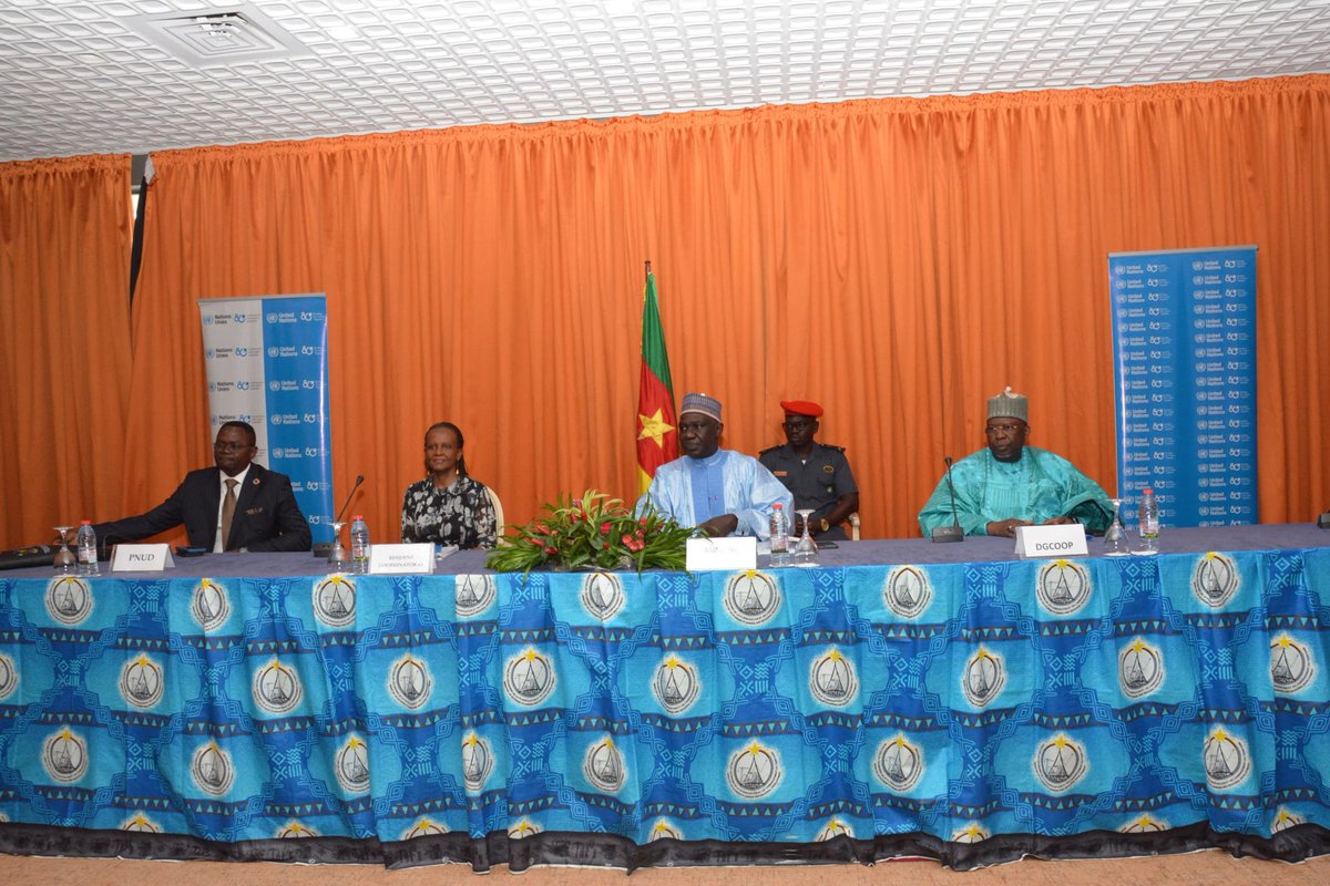 minepat237's tweet photo. Le #MINEPAT, Alamine Ousmane Mey, et la Coordinatrice résidente par intérim du Système des Nations Unies (#SNU) au 🇨🇲, Nadine Perrault, ont coprésidé ce 30 juin 2026 à Yaoundé, le Dialogue d'action pour une Coopération Efficace au Service du Développement.
#PMCED #ODD #SND30 https://t.co/6DK68lrOyZ