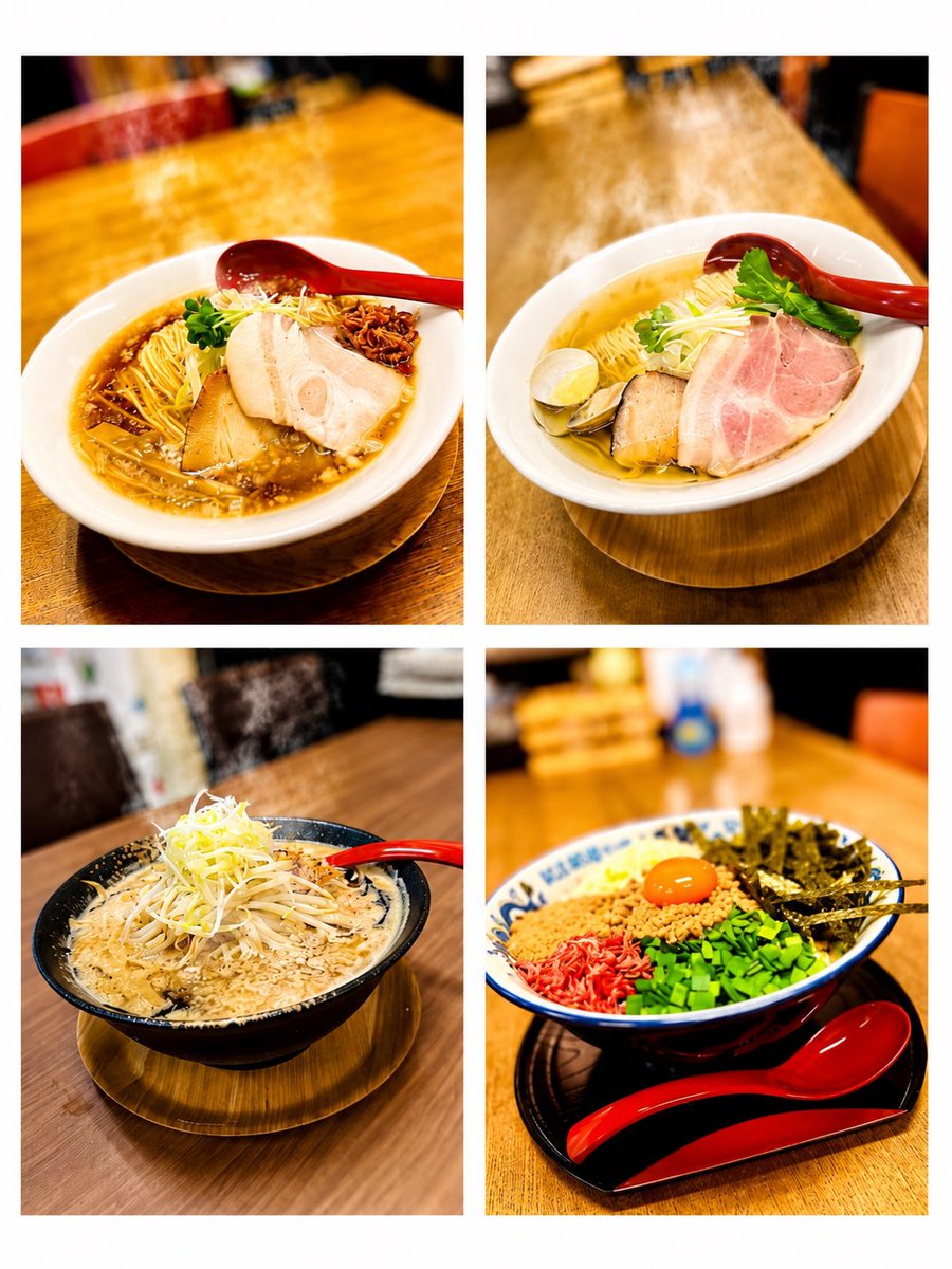 ramen_yokota's tweet photo. おはようございます！
本日も宜しくお願い致します☆
[メニュー]
・醤油らーめん
・貝出汁そば
・味噌らーめん
・台湾まぜそば
[限定]
①旨sio野菜タンメン
③背脂辛味噌らーめん
⑤煮干し香る淡麗中華そば
肌寒い気温なのでお昼にぜひ
ラーメンで温まってください☆
11時〜14時お待ちしております！ https://t.co/cqiL4Yj1en