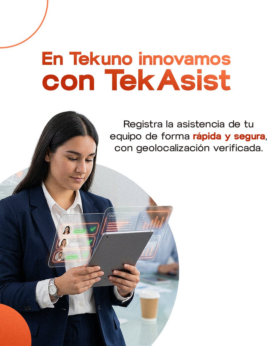 tekunomx's tweet photo. ⏱️ Olvídate de los registros manuales. Con TekAsist automatiza el control de asistencia, obtén información en tiempo real y mejora la gestión de tu personal.

Conoce más: https://t.co/NpCoPk5Mpy 
#TransformaciónDigital #RecursosHumanos #ERP #InnovaciónEmpresarial https://t.co/Iffsgtj5kK