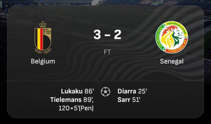 XP_Football's tweet photo. I'm not a Senegalese but this one pain me 😭😭😭💔

What is wrong with Africa.. at this point is a Psychological defeat rather than football 💔💔💔

#WorldCup2026 #BelgiumVsSenegal https://t.co/1uWehh0Chi