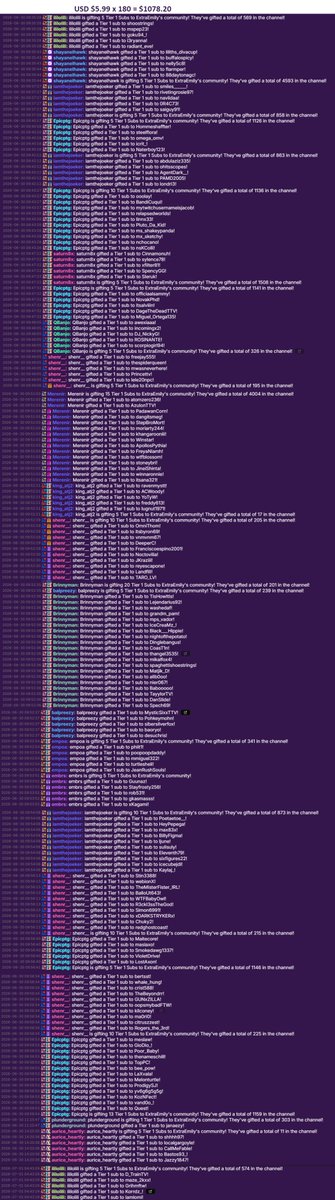 Bramature's tweet photo. ExtraEmily unbanned after 1 day for endangering lives, recklessly driving. This is the 6th time it's happened with her- is @Twitch playing favorites?
She was paid $1078.20 during her ban. 
If she's rewarded for it, why wouldn't she stop? @TwitchSupport 
https://t.co/AkTMTE1o3T https://t.co/JQvxTvWPpn