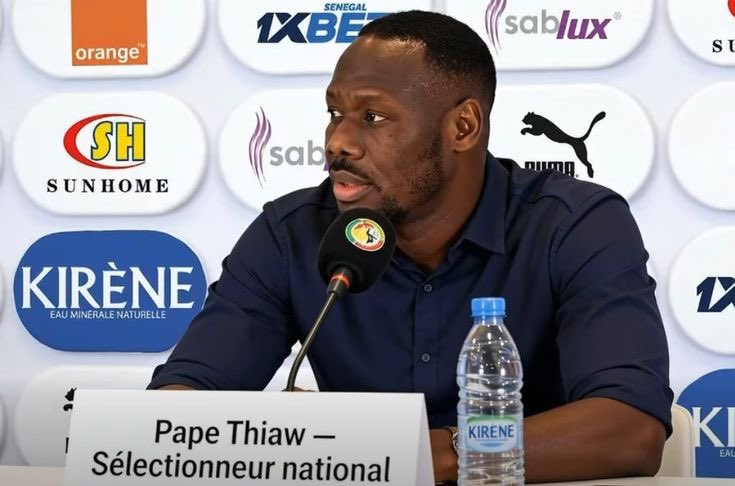 Ilias277's tweet photo. 🚨🚨 Pape Thiaw 🇸🇳 : « Il y avait bien penalty, God Bless America 🇺🇸 . » 🗣️

🎙️ conf. de presse https://t.co/VyTTlWiN5E