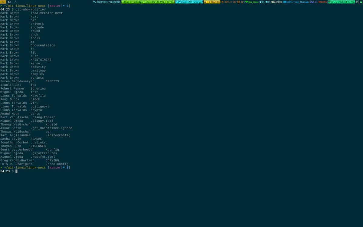 unixbhaskar's tweet photo. More coffee โ and some damn stats ....
#linuxadmin #linuxkernel #opensoure #operatingsystem #tool https://t.co/cBC5zBF3e5