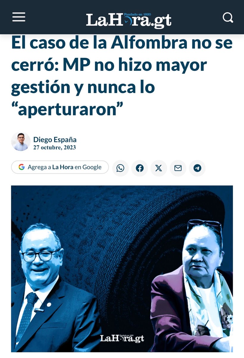 DiegoEspana_'s tweet photo. 🚨 El fiscal general Gabriel García Luna destituye a Gilberto Porres de Paz, esposo de la exfiscal general Consuelo Porras, quien se desempeñaba como subjefe de la Fiscalía contra la Corrupción y recientemente había sido trasladado a la Unidad de Investigación.

Fue sancionado por EE. UU. y, durante su gestión en la Fiscalía contra la Corrupción, esa unidad desestimó el caso Alfombra Mágica, que señalaba al entonces presidente Alejandro Giammattei.