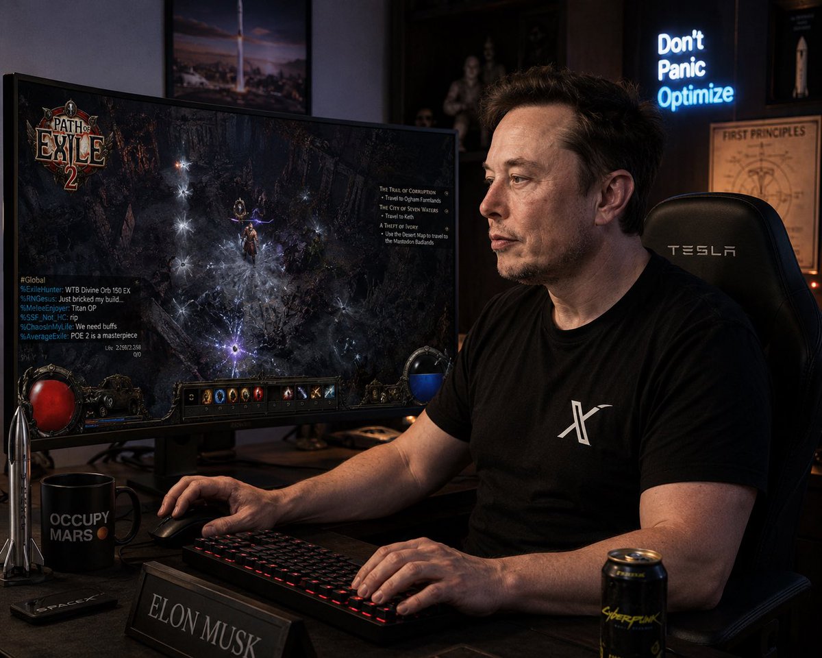 VNvinh0211's tweet photo. Will we see @elonmusk be the first to livestream a PoE2 demo? https://t.co/Ot2RbynBZa