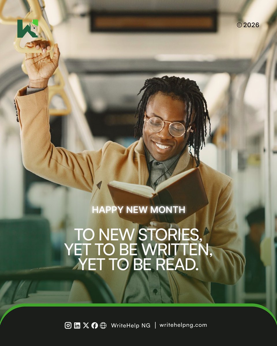writehelpng's tweet photo. Happy New Month! 

A fresh 30 days to write the things you’ve been putting off. 
That blog post. That email series. That book you keep saying 
you’ll start.

This is your sign. Let’s write.

#HappyNewMonth #WriteHelpNG #JulyGoals https://t.co/8DVsQYZmrT