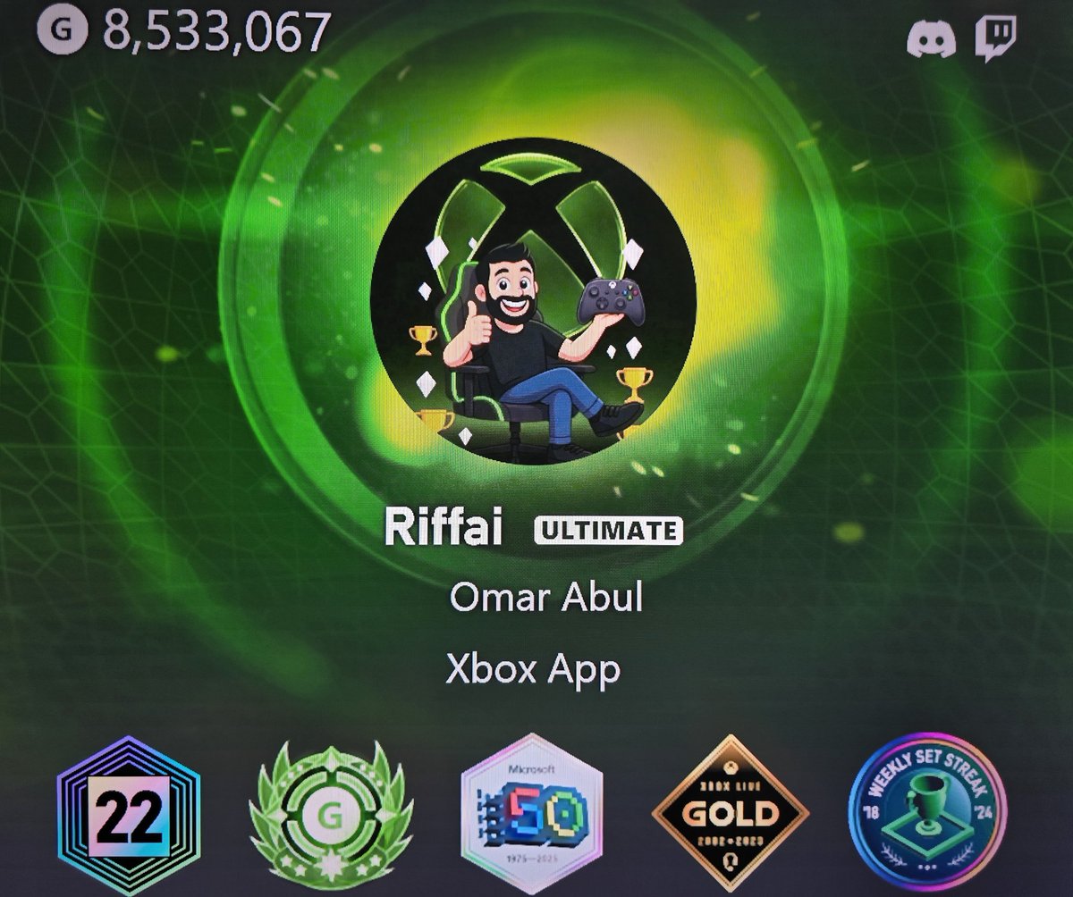 Omar_Abul's tweet photo. وصلت ٨ مليون ونص غيمرسكور ✅️
@XBOX @XboxArabia @Xbox_Saudi #XBOX #AchievementUnlocked https://t.co/SIx6o956pF
