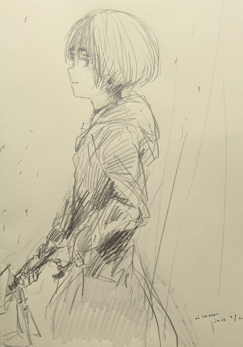nimirom's tweet photo. おはくろ☂️ https://t.co/8ZuJNwiAXK