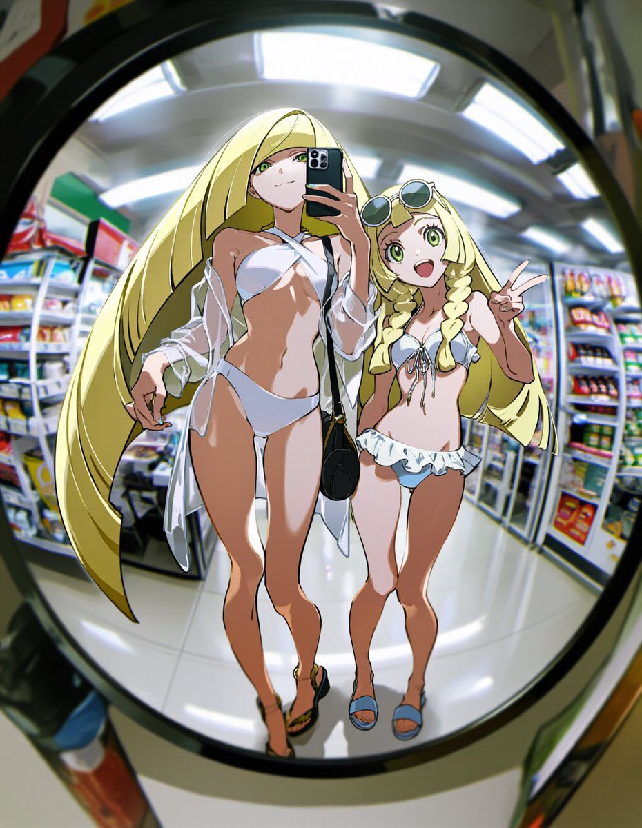 shironecoAI's tweet photo. 親子でお出かけ
リーリエ×ルザミーネ
#pokemon https://t.co/8Wa8eH85qR