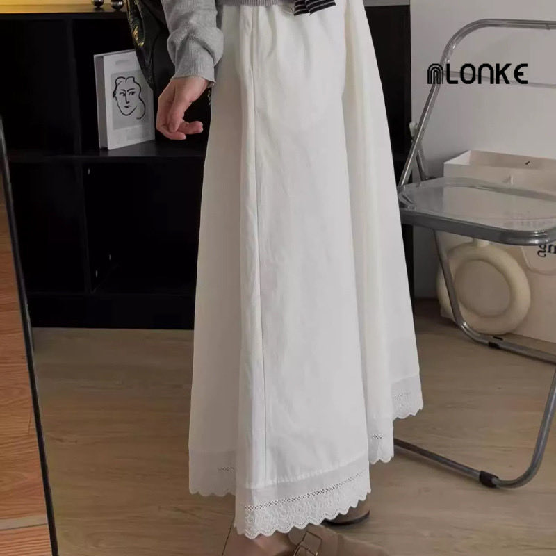nvaanm's tweet photo. ￼NLONKE - Rok Retro Gaya Perancis Wanita Ceruk Renda Patchwork Rok Panjang Pinggang Elastis Longgar Rok A-line

https://t.co/VZAzxWRBU7 https://t.co/NfKDAK6nzQ