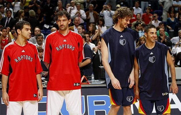 alejandroggo's tweet photo. La pareja @Laaarry_14 y @santialdama será la OCTAVA de jugadores españoles que comparten vestuario en un equipo NBA: 

Calde y Garbajosa (TOR)
Navarro y Pau (MEM)
Chacho y Rudy (POR)
Mirotic y Pau (2x: CHI y MIL)
Marc y Serge (TOR)
Ricky y Juancho (MIN) https://t.co/Oq14WEM9sJ