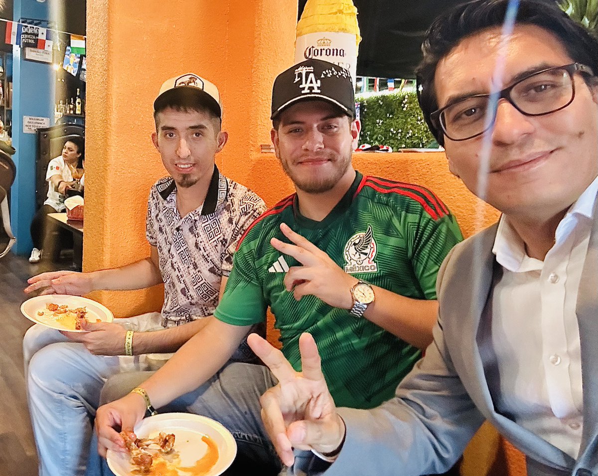 4entrepreneur's tweet photo. Back in East Las Vegas last night, I was with people in my own community celebrating Mexico’s historic World Cup victory — its first knockout-round win in 40 years.

The joy in the room was real. I stayed for the whole game and loved seeing families, friends, and neighbors come together around something bigger than soccer.

But behind the celebration is also the everyday reality of neighborhoods like this one. Jobs, education, housing, and opportunity are not abstract policy issues — they shape everyday life.

I first moved to this area after taking on my role with the Obama White House Startup America initiative, and I stayed. Fifteen years later, after four years teaching in this neighborhood, I still see the same hopes and challenges that first drew me here. This community continues to shape how I think about opportunity, education, and public service.

The lesson I keep coming back to is simple: relationships are built long before elections, and they should continue long after. Trust grows by showing up, listening, and staying connected.

Appreciate @LapulgadeLV for bringing people together for a memorable evening.
