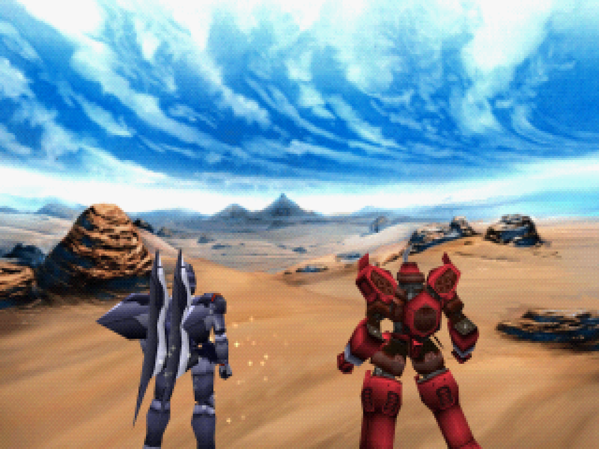 xeno_screens's tweet photo. "You see those twin mountains way over there? That's where Breidablik, the Royal Capital of Av, and Fatima Castle are located." https://t.co/OMcYw87HNb